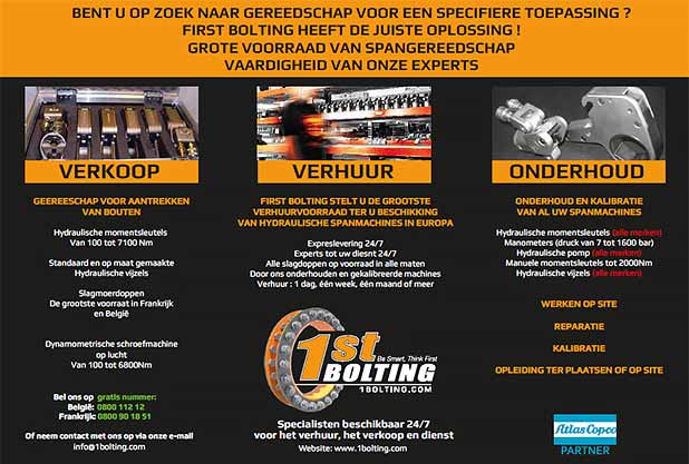 Overzicht flyer First Bolting